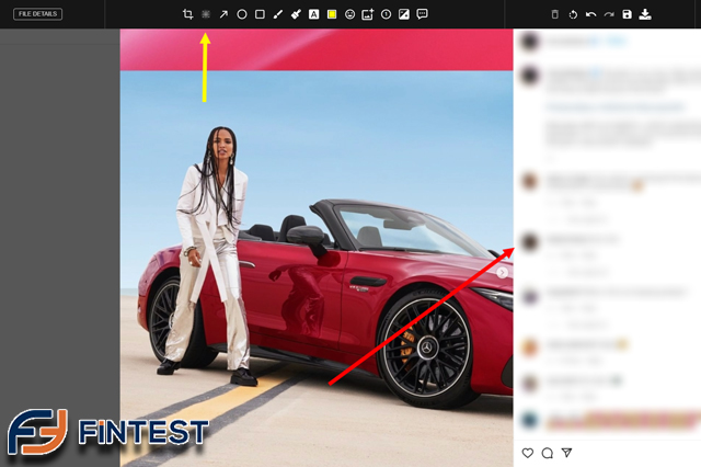 Edit images with blur effect