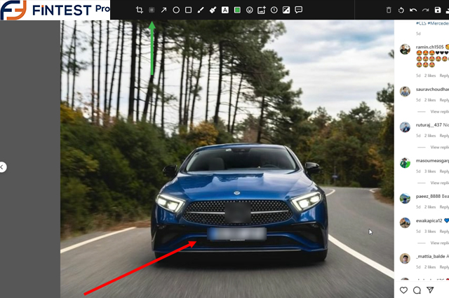 How to blur photo
