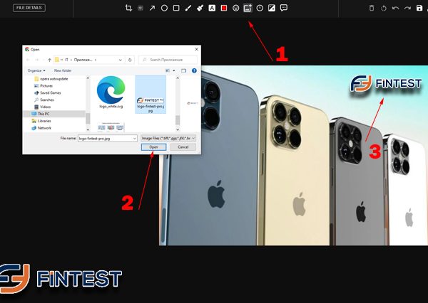 how to add watermark to photos here