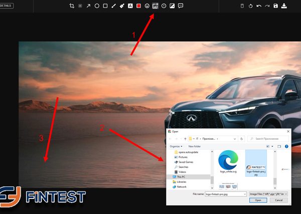 How to add watermark to photos